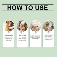 Yegbong Champú para lavado de mascotas, esencia vegetal de cuidado cinco en uno, nutritivo, antienredos, fácil de cepillar para perros y gatos - details 8