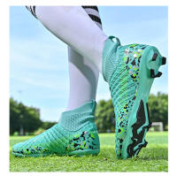Zapatos de fútbol de caña alta para hombres y mujeres TF uñas rotas AG uñas largas césped deportes - details 16