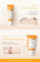 3 unids/set LAIKOU vitamina C 24K Golden Sakura juegos de cuidado de la piel crema facial suero crema para ojos hidratante antiarrugas Kit de cuidado facial - details 17