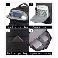 Mochila expandible para ordenador portátil de 17 pulgadas para hombre, bolsa impermeable para Notebook, mochila escolar USB, bolsa de viaje deportiva para hombre - details 7