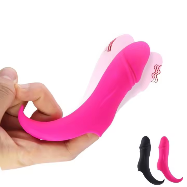 Embalaje privado Sexy 10 Vibrador portátil de dedo de 10 velocidades Punto G de silicona Clítoris Masaje vibratorio Producto adulto erótico Juguetes sexuales para mujer - 1