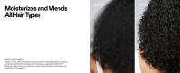 Moisturizes and mends all hair types