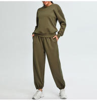 Otoño Invierno nuevos pantalones deportivos de cintura alta Modal suave Jogger correr entrenamiento suelto Casual Fitness pantalones largos - details 36