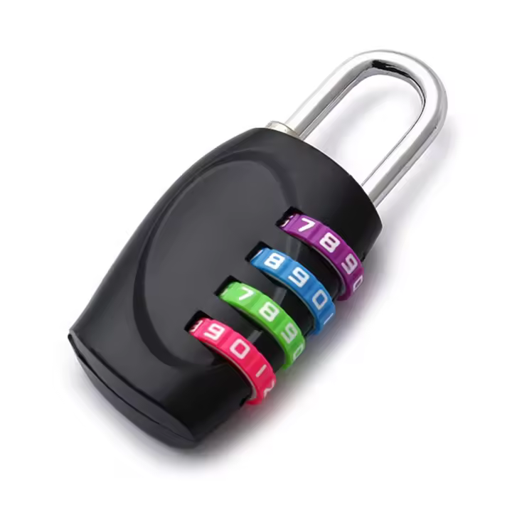 Candado de combinación de contraseña de número de 4 dígitos de aleación de Zinc multifuncional de seguridad, candado de Color de puerta de ventana - 1