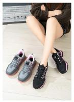 Zapatos de seguridad con botón giratorio para mujer, zapatillas de trabajo con punta de acero, zapatos indestructibles, botas de trabajo a prueba de pinchazos, zapatillas con cojín para mujer - details 17