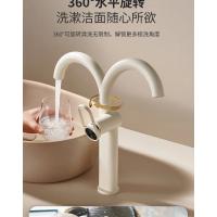 Grifo de Lavabo Alto Mezclador de Calor y Frío Montado en la Deck Mejoras del Hogar Herramientas - details 5