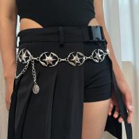 Cinturón de cadena de Metal a moda, cinturón ajustable estilo Punk Y2k, diseños de nicho, accesorios de ropa, 1 ud. - details 1