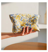 Bolso De Maquillaje Para Mujer Capacidad Grande De Flores Rosa En Lona Cierre De Cremallera Portátil Bolsa De Almacenamiento De Artículos Bolsa De Viaje Para Toallitas - details 16
