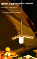 Lámpara plegable de camping Linterna recargable de 3 modos Lámpara portátil de camping para colgar en tiendas de campaña Luces de emergencia para el jardín - details 4