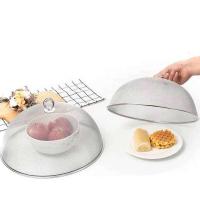 Cubierta de vajilla duradera y reutilizable de metal para alimentos, cubierta de malla multiusos para uso doméstico diario - details 3
