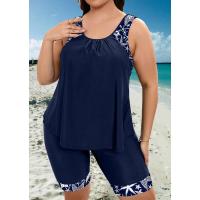 Tankini de Cinco Pantalones para Mujer Traje de Baño Sexy Tallas Grandes Disponibles Moda de Playa - details 23