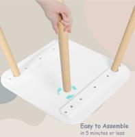 Mesa para niños con 2 sillas, juego de mesa de actividades para comer, pintar, aprender, leer, guardería, jardín de infantes - details 4
