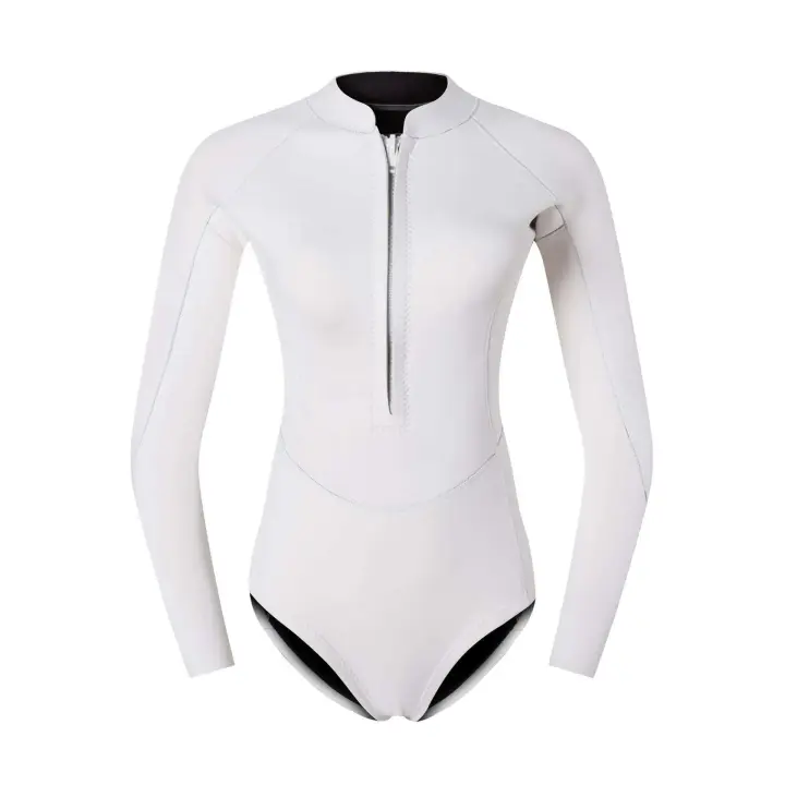 Mujer Diver 2mm neopreno equipo de buceo rosa Bikini de manga larga traje de baño coreano surf traje de baño Snorkeg - 1