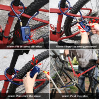 Bike Motorcycle Lock Alarm Wireless Remote Control Waterproof 110dB Scooter Bicycle Burglar Vibration Alarm Cable Lock - details 4
