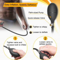 Dispositivo de dilatación Anal, expansor Anal inflable, dispositivo de patio trasero, tapón Anal inflable, suministros para adultos - details 6