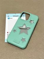 Funda de Teléfono de Cuero con Superficie de Espejo de Estrella Anti-Caída, Silicona Suave para iPhone 14, 15 Pro Max, 13 Pro, 12, 11 - details 4