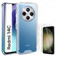 Funda Protectora de Vidrio Templado Opcional Compatible con XIAOMI REDMI 14C Funda Transparente, Esquinas Reforzadas a Prueba de Golpes y - details 1