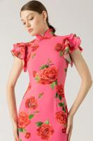 Vestido Oriental Sin Mangas para Mujer 2025 Qipao Moderno Estampado Elegante y Casual con Inspiración China Estilo Fusión Oriental/Occidental - details 4