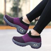 Zapatillas de deporte informales para mujer, cómodas zapatillas de correr de malla con cojín transpirable, zapatillas negras para mujer, zapatos de estudiante 2025 - details 13