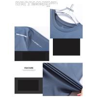 Camiseta De Verano Para Hombre Con Mangas Cortas Y Transpirable Deporte Ligera Y Rápida De Secado Con Red Elástica Y Sensación Fría - details 4