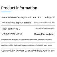 Adaptador inalámbrico USB 2 en 1 para coche, convertidor con cable, Carplay, Android - details 7