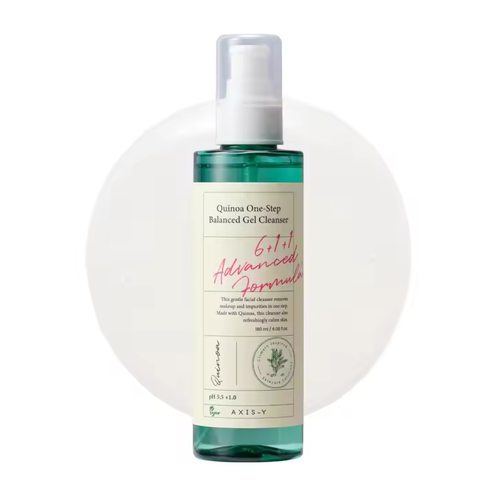 AXIS-Y Quinoa One Step Balanced Cleanser Desmaquillante hidratante profundo Gel de limpieza facial Cuidado facial coreano vegano para todos - 1