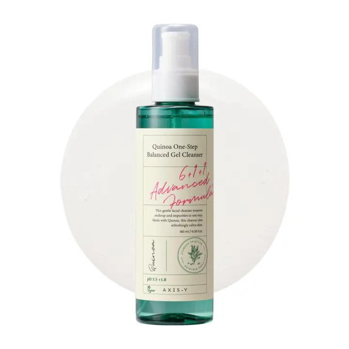 AXIS-Y Quinoa One Step Balanced Cleanser Desmaquillante hidratante profundo Gel de limpieza facial Cuidado facial coreano vegano para todos - 1