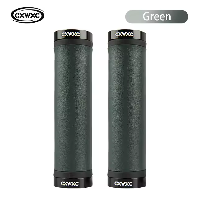 Empuñaduras de microfibra de PVC para bicicleta de montaña, puños de manillar de bicicleta urbana, bloqueo Bilateral antideslizante, 22mm - 1