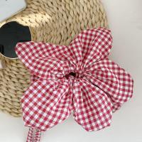 Paquete ligero de bolsillo con cordón de flores, bolsa de almacenamiento, bolso de flores de estilo coreano, bolso de hombro de mezclilla satinado a cuadros, compras - details 9