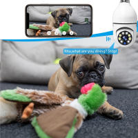 Cámara de vigilancia con bombilla Wifi, visión nocturna a todo Color, seguimiento humano automático, Zoom, Monitor de seguridad interior - details 11