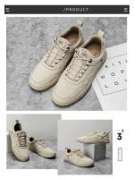 Zapatillas de deporte de cuero para hombre, zapatos informales para caminar al aire libre, fondo suave para las cuatro estaciones - details 20