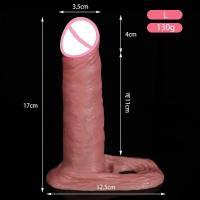 Funda realista de silicona de 6 tamaños Leten para agrandar el pene, condones grandes, juguetes sexuales para hombres, productos para extender el pene. - details 16