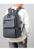 Mochila sencilla para hombre, morral informal a la moda, ordenador con bolsa para carga Usb, viaje al aire libre - details 14