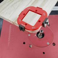 Plantillas de enrutador para carpintería, plantilla de posicionamiento de ángulo de arco de aleación de aluminio 4 en 1, R10-R50, reutilizable, bricolaje - details 6
