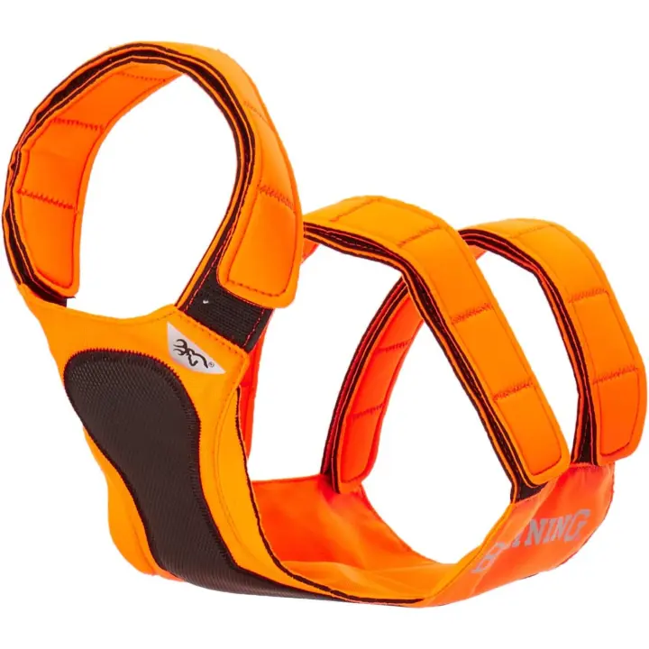 Chaleco de protección Browning para perros, chaleco de caza para perros, naranja de seguridad, mediano - 1