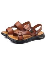 Sandalias de verano 2025, modelos Marea, cabeza de capa de piel de vaca, zapatos de playa para hombre, casuales, para conducir, sandalias de cuero. - details 0