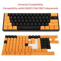 Teclas G de doble disparo CSA, accesorio para Teclado mecánico de Gaming MX, color negro y naranja, 150 teclas, perfil PBT - details 3