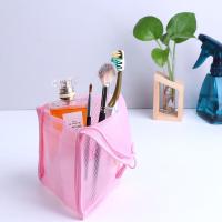 Bolsas de aseo plegables, bolsa de almacenamiento para cepillos de dientes de viaje, bolsa de maquillaje, organizador de lavado, bolsa para brochas de maquillaje, bolsa de cosméticos de malla, 1 ud. - details 21