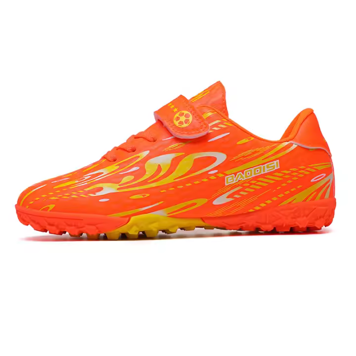 Zapatos de fútbol de fútbol sala para niños y niñas con cordones atléticos para jóvenes - 1