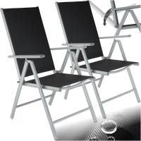 Sillas de Jardín Exteriores de Aluminio Con Ruedas, Respaldar Ajustable, Resistentes a la Intemperie, Transpirables, Fácil Limpieza - details 0