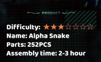 Rompecabezas de Metal Pythón DIY Juguete de Serpiente Mecánica de Alta Precisión - details 3