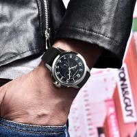 Reloj de Cuarzo Multifunción PAGANI DESIGN 2024 Resistente al Agua 100M, Vidrio de Zafiro, Correa de Cuero Elegante para Hombres - details 11