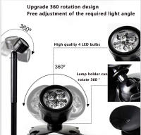 Luces de Punto Coloridas Solar Linternas Impermeables para Acuario RGB - details 3