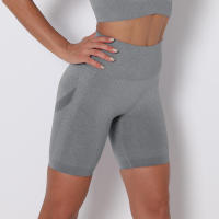 Hamidou de Yoga mujeres Yoga Leggings cortos Fitness pantalones cortos de gimnasio pantalones cortos de ciclismo - details 6