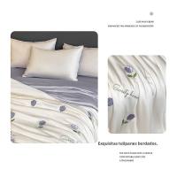 Edredón de Verano de Seda de Cuatro Piezas Conjunto de Cama con Sensación de Frescor Acondicionado - details 4