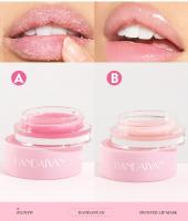 HANDAIYAN Exfoliante labial de doble acción 2 en 1: tratamiento exfoliante para labios, hidratante para labios secos y escamosos, vegano, nutre, hidrata - details 3