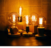 Retro Vintage Table Lamp Wood E27 Night Light 85-265V EU Plug For Bedroom Bedside Desk Lamp Floor Decor Multiple shapes - details 0