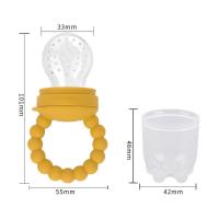 Chupete para bebé, alimentador de frutas, bolsa de malla de silicona para bebé, chupete, alimentador de frutas y verduras de calidad alimentaria, juguetes para la dentición de niños pequeños - details 2