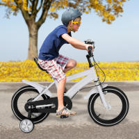 Bicicleta para niño de 14 Pulgadas, con Ruedas, color Blanco, de 3 a 6 años - details 0