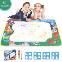 80x60CM Kids Coloring Doodle Magic Water Drawing Mat with Reusable Magic Pens Montessori Painting Board Educational Toys Gifts - details 10